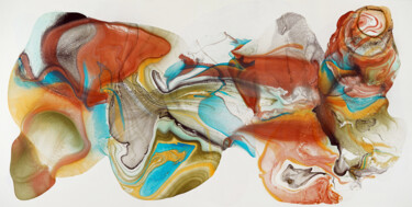 Malerei mit dem Titel "Metamorphosis" von Fintan Whelan, Original-Kunstwerk, Öl Auf Keilrahmen aus Holz montiert
