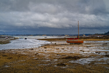 Carantec, l'estran depuis la route de Callot en octobre. Fotografie getiteld "Carantec, l'estran…" door Thierry Martin, Origineel Kunstwerk, Digitale fotografie