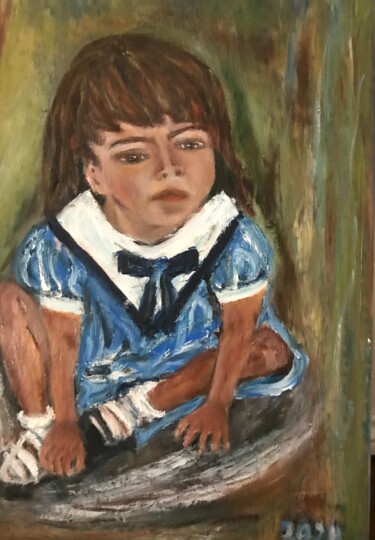 제목이 "Mon enfant"인 미술작품 Maria Helena De  Macedo  Benier로, 원작, 기름 artwork_cat.에 장착됨