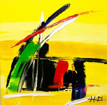 Painting titled "CONTEMPORAIN PAINTI…" by Patrick Hesnard, Original Artwork, Oil