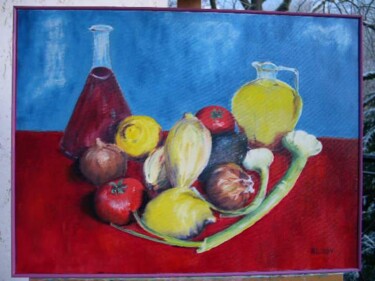 绘画 标题为“Nature morte pour l…” 由Harald Lange, 原创艺术品