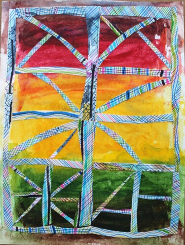 Peinture intitulée "M 10-24-2" par Philip Moreau, Œuvre d'art originale, Acrylique