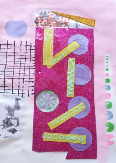Collages titled "Avellino" by Ronnie Kolner, Original Artwork, Collages