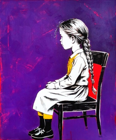 绘画 标题为“Reflections of Inno…” 由Alexandra Astapova, 原创艺术品, 丙烯 安装在木质担架架上