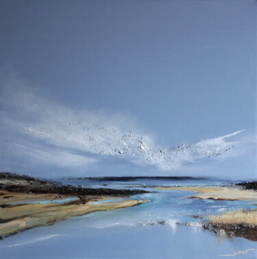 Peinture intitulée "Méditation Marine" par Jean Michel Favard, Œuvre d'art originale, Acrylique