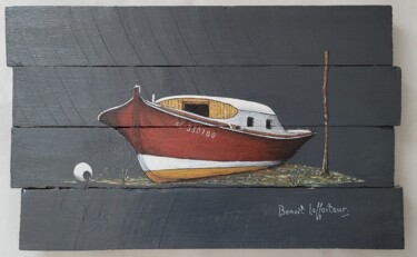 Peinture intitulée "Night" par Benoît Laffaiteur, Œuvre d'art originale, Acrylique