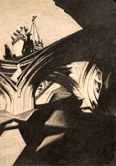 Собор Disegno intitolato "Собор" da Aleksandr Manoilenko, Opera d'arte originale, Matita