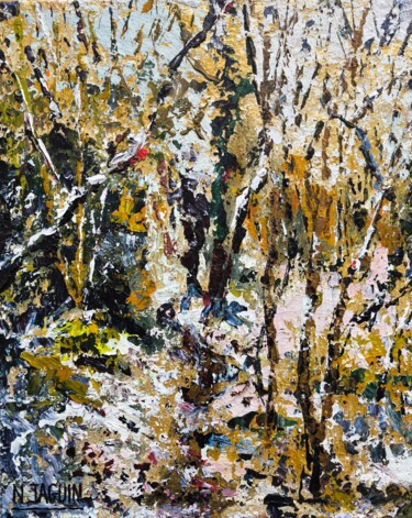 "Sylvestre" başlıklı Tablo Nathalie Jaguin tarafından, Orijinal sanat, Akrilik Ahşap panel üzerine monte edilmiş