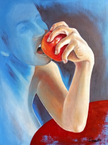 绘画 标题为“"Forbidden Fruit",…” 由Iryna Kaminska, 原创艺术品, 油