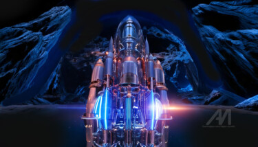 Digital Arts titled "E17" by Dejan Vucelic, Original Artwork, AI generated image