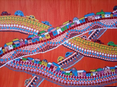 For C and H Pittura intitolato "For C and H" da Sajid Hussain, Opera d'arte originale, Acrilico