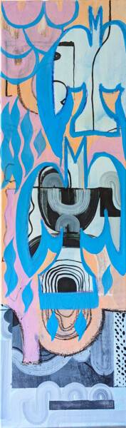 Peinture intitulée "L'envol" par Mickael Popowycz, Œuvre d'art originale, Huile Monté sur Châssis en bois