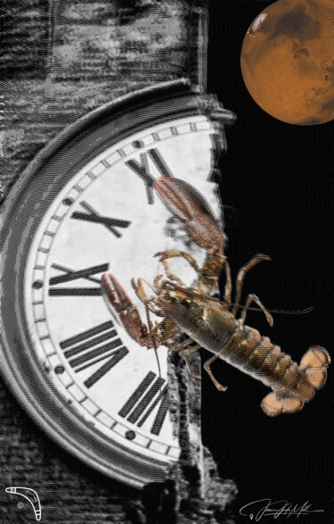 Digitale Kunst getiteld "time decays" door Jeanina Jade Moll, Origineel Kunstwerk, 2D Digital Work
