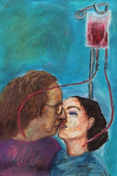 Painting titled "##20" by Maksim Shlafer, Original Artwork, Pastel