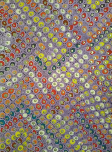 Sindhi Pattern Art Painting titled "Sindhi Pattern Art" by Sajid Hussain, Original Artwork, Acrylic