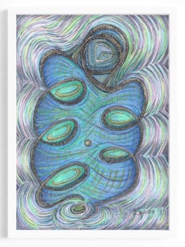 绘画 标题为“Life Form IV” 由Ewa Dura, 原创艺术品, 标记