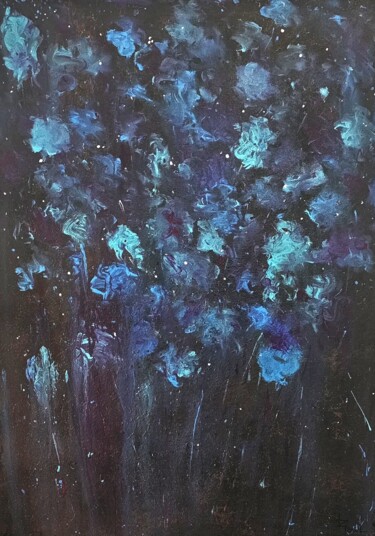 "SPIRITUAL FLOWERS" başlıklı Tablo Rowl tarafından, Orijinal sanat, Akrilik