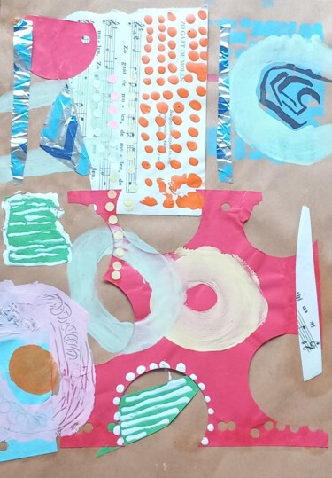 Collages intitulée "Twenthe" par Ronnie Kolner, Œuvre d'art originale, Collages