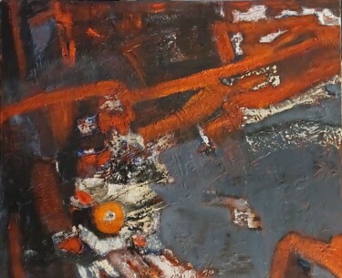 Danger mortel Peinture intitulée "Danger mortel" par Monique Morellec, Œuvre d'art originale, Acrylique Monté sur Carton