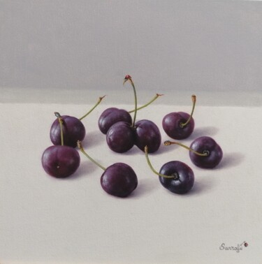 Painting titled "La captive ! (la si…" by Reza Sarrafi, Original Artwork, Oil