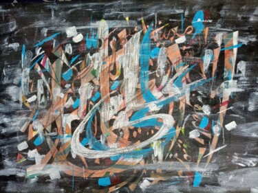 Ali a s Painting Abstract Painting titled "Ali a s Painting Ab…" by Sajid Hussain, Original Artwork, Acrylic