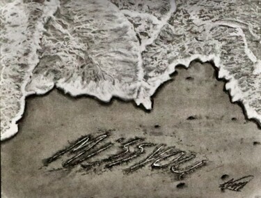 "Miss you" başlıklı Resim Alicia Lopez tarafından, Orijinal sanat, Karakalem