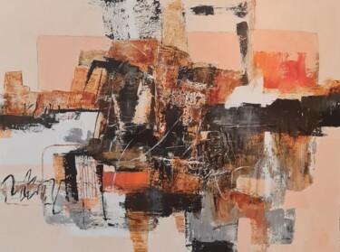Peinture intitulée "MAPPE" par Valeriano Lessio, Œuvre d'art originale, Acrylique Monté sur Châssis en bois