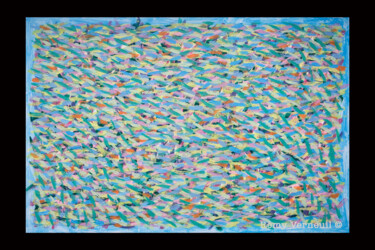 Peinture intitulée "Ofelia Acte II scèn…" par Rémy Verneuil, Œuvre d'art originale, Acrylique Monté sur Châssis en bois