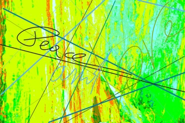 Photographie intitulée "PEACE AND LOVE" par Patrick Hesnard, Œuvre d'art originale, Photographie numérique