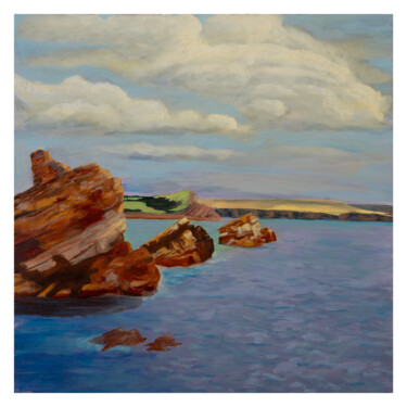 제목이 "Mupe Cove Purbeck,…"인 미술작품 Clifford Dye로, 원작, 아크릴