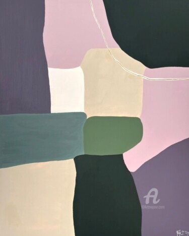 Painting titled "Spring Collection 2…" by Klara Schneider, Original Artwork, Acrylic Mounted on Other rigid panel