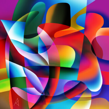 Digitale Kunst mit dem Titel "2812" von Jean Jacques Apertet, Original-Kunstwerk, Digitale Malerei