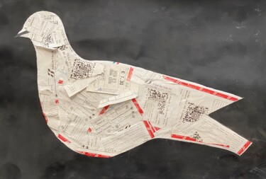 Collages intitolato "In viaggio" da Federico Womb, Opera d'arte originale, Collages