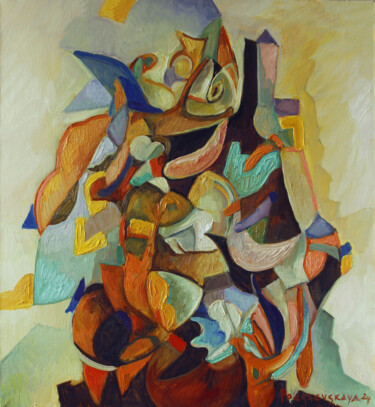 Transformation #11 Painting titled "Transformation #11" by Marina Podgaevskaya, Original Artwork, Oil