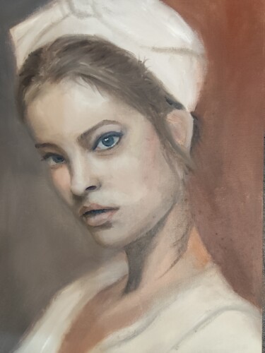 绘画 标题为“Portrait” 由Nina Lazar, 原创艺术品, 油