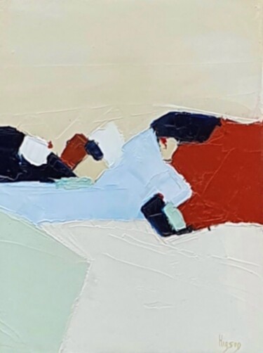 Peinture intitulée "Pour toujours" par Sandrine Hirson, Œuvre d'art originale, Huile Monté sur Châssis en bois