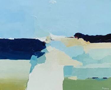 Peinture intitulée "Memory" par Sandrine Hirson, Œuvre d'art originale, Huile Monté sur Châssis en bois