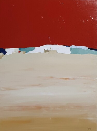 Peinture intitulée "Plus jamais" par Sandrine Hirson, Œuvre d'art originale, Huile Monté sur Châssis en bois