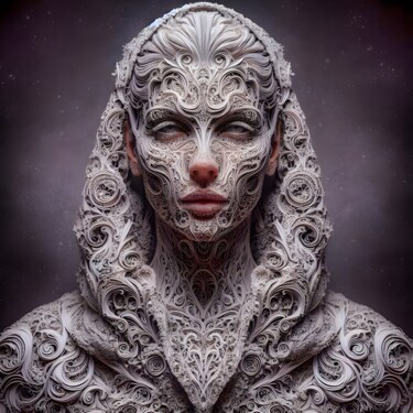 数字艺术 标题为“A portrait of a wom…” 由Александр Погодин, 原创艺术品, AI生成的图像
