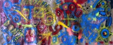 Pintura titulada "I don`t eat fish" por Juan José Garay, Obra de arte original, Acrílico