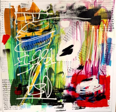 Peinture intitulée "Abra" par Herve Jonas, Œuvre d'art originale, Acrylique