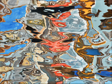 Peinture intitulée "Vigilance" par Jean-Marc Dufer, Œuvre d'art originale, Huile Monté sur Châssis en bois