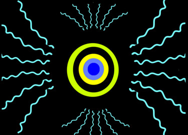 Lines and Circles 2a2 Digital Arts titled "Lines and Circles 2…" by Ken Lerner, Original Artwork, 2D Digital Work