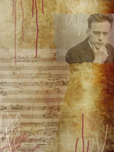 Digital Arts titled "Webern" by Ernesto Rivera Novoa, Original Artwork, Digital Painting