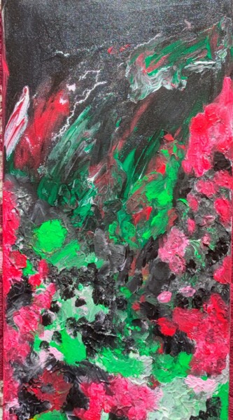 Peinture intitulée "Elle prie" par Seny Jasna, Œuvre d'art originale, Acrylique