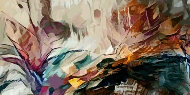 Abstract 14484 数字艺术 标题为“Abstract 14484” 由Hrdesign111, 原创艺术品, 数字油画