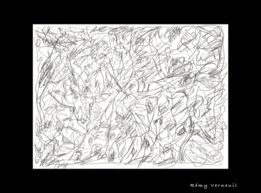 Disegno intitolato "jangala 2" da Rémy Verneuil, Opera d'arte originale, Grafite