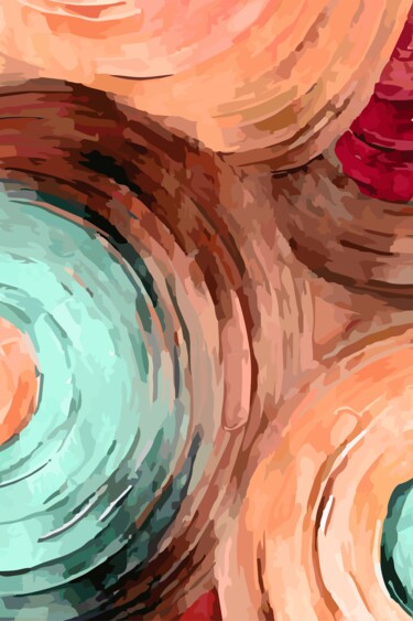Abstract 14493 数字艺术 标题为“Abstract 14493” 由Hrdesign111, 原创艺术品, 数字油画