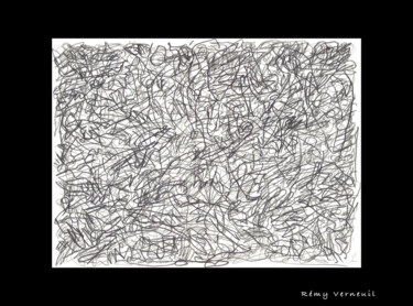 Disegno intitolato "Jangala 4" da Rémy Verneuil, Opera d'arte originale, Inchiostro