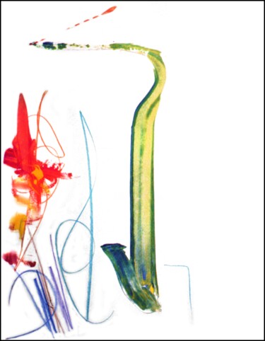绘画 标题为“ADN no. 777.4567TR.…” 由François-Pierre Bleau (Dit Zéro Zoo), 原创艺术品, 铅笔